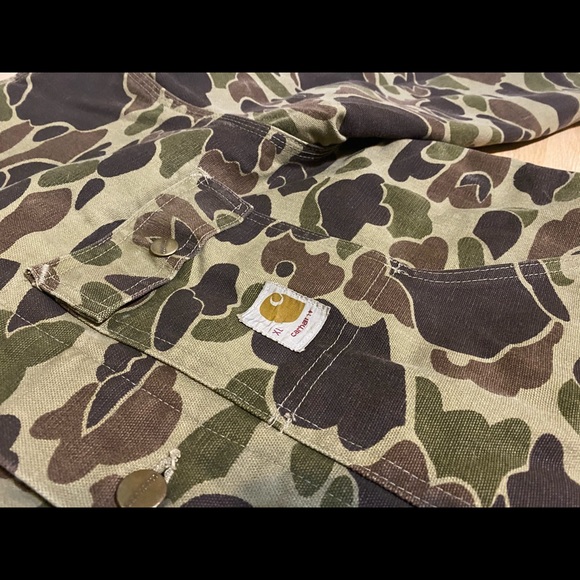 Vintage Camo Carhartt Hunting Jacket XL - Picture 3 of 11